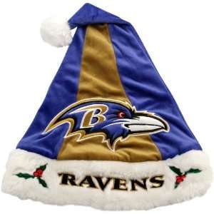  Baltimore Ravens Mistletoe Santa Hat