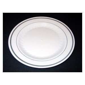   Border Masterpiece 7 Plastic Party Plate 12 count
