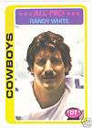 1978 Topps RANDY WHITE #60 All Pro Dallas Cowboys