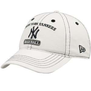  New York Yankees White Ballpark Adjustable Hat