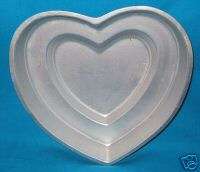 Wilton #502 2695 Heart Metal Cake Pan MOD  