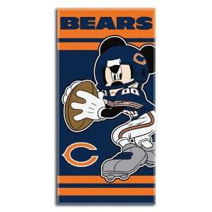  Chicago Bears NFL Emblem Fiber Reactive Beach Towel 