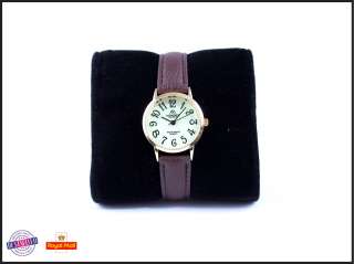   Ladies Small Coloured Leather Strap Vintage WaterProof Classic Watch