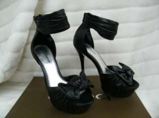 BEBE SHOES PLATFORMS heels pumps Luella 177350 black leather  