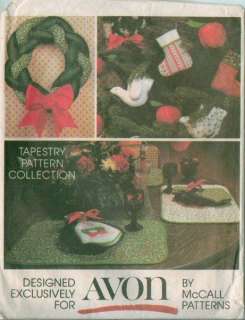   Holiday Decoration Sewing Pattern Ornaments Wreaths Table XMAS  