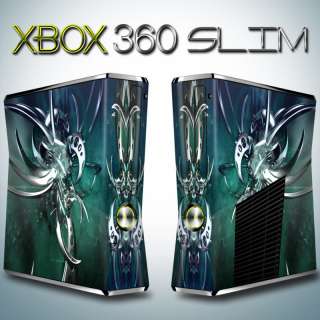 Xbox 360 SLIM Skin   COLD STEEL  