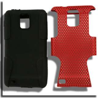 Faceplate Case+Screen Protector for Samsung Infuse 4G Cover Skin 