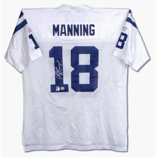 Peyton Manning Signed Uniform   WHITEREEBOK REPL  Sports 
