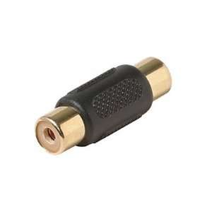   to Female Gold RCA Coupler Joiner Adapter Pack of 10 Electronics