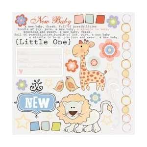 Fancy Pants Little Sprout Rub Ons 8X8 Sheet LS383; 3 Items/Order 