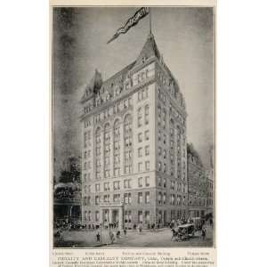 1903 Fidelity Casualty Insurance Co. Building NYC Print   Original 