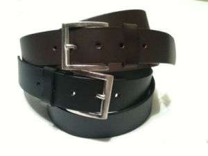 Genuine Mens Leather Dress Belt  