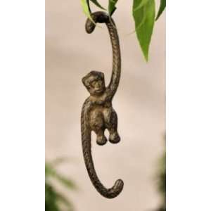  Giftcraft Cast Iron Monkey Plant Hanger Hook Everything 