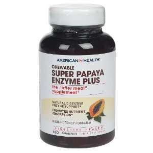 Super Papaya Enzyme Plus, Chewable Tabs Grocery & Gourmet Food