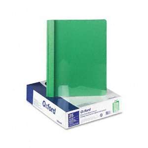  Oxford  Clear Front Report Cover, Tang Clip, Letter, 1/2 