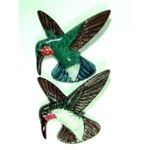   Handpainted Assorted Hummingbird Bird Pin (Set Of 12)
