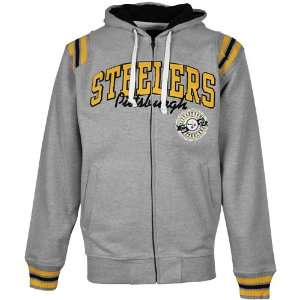  Pittsburgh Steelers Knockout Full Zip Hooded Sweatshirt 