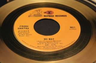 Frank Sinatra My Way 24KT Gold Plated Record Limited Edition # 336 