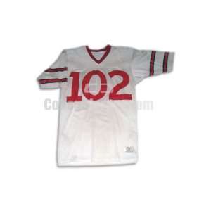   White No. 102 Team Issued Cornell Football Jersey