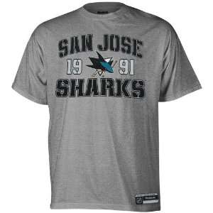    Reebok San Jose Sharks Validation T Shirt   Ash