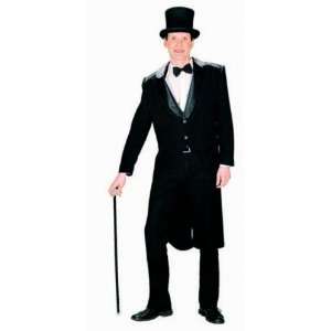  Black Top Hat & Tails Fancy Dress   Male Medium Toys 