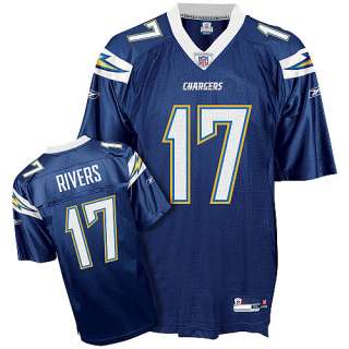 Philip Rivers Jersey   Rivers San Diego Chargers #17 Replica Reebok 