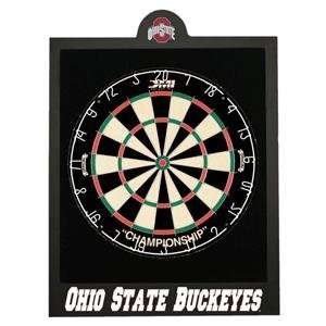  Ohio State Buckeyes Dartboard Darts Backboard