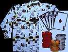 NEW Las Vegas Babe Spade work shirt, Lucky 13, gray, 3X items in Benny 