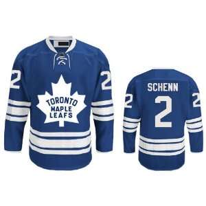  2012 New NHL Toronto Maple Leafs #2 Schenn Blue Ice Hockey 