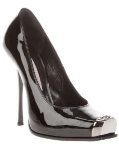 Gianmarco Lorenzi Square Toe Pump   Biondini   farfetch 