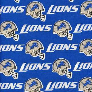 Detroit Lions Fabric NFL Detriot Lions Cotton Print Fabric