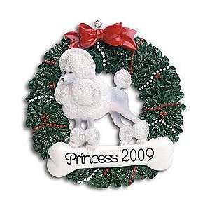  Personalized Dog Ornament Poodle