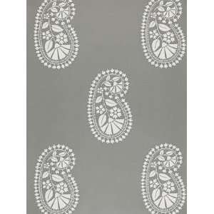   Sch 5005062 Indore Paisley   Charcoal Wallpaper