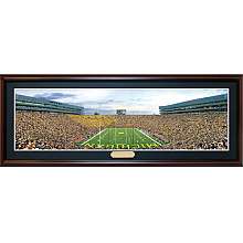 Everlasting Images Michigan Wolverines Cherry Deluxe Framed Panoramic 