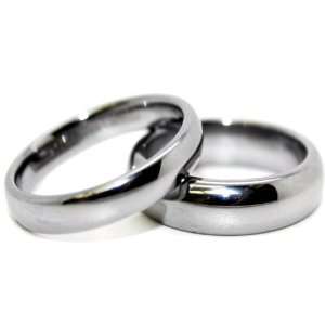 Blue Chip Unlimited   His & Hers Matching 4mm & 5mm Classic Tungsten 