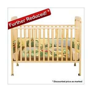   Alpha 3 in 1 Stationary Convertible Wood Crib Set in Natural Baby