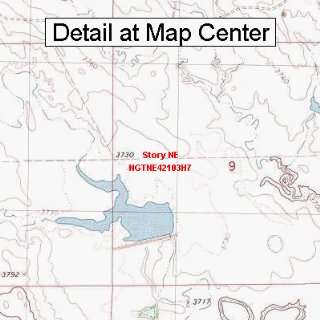  USGS Topographic Quadrangle Map   Story NE, Nebraska 