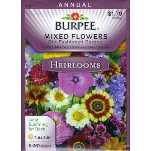  Burpee 39548 Heirloom Mixed Flowers Old Fashioned Garden 