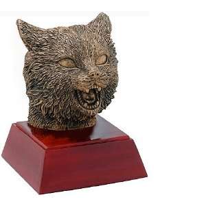  Sculptured Wildcat Mascot Trophy