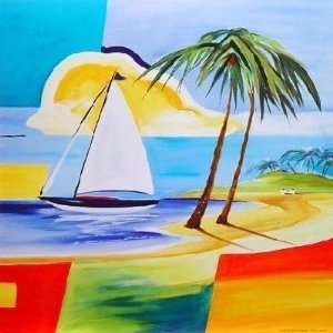 Alfred Gockel   Sailing The Caribbean I 