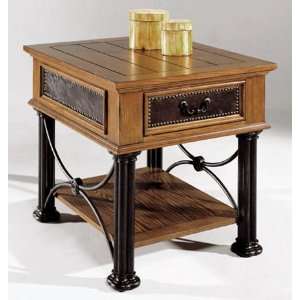  Providence   Oak Rectangular End Table by Lane Furniture 