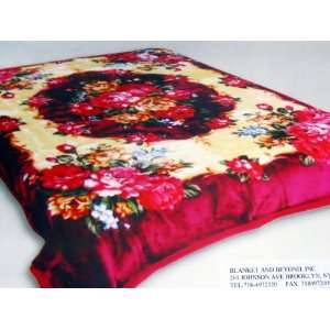  Korean Mink Blankets   roses Design Blanket