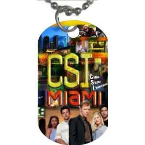  CSI Miami Dogtag Dog tag Keychain (CSI TV SHOW 