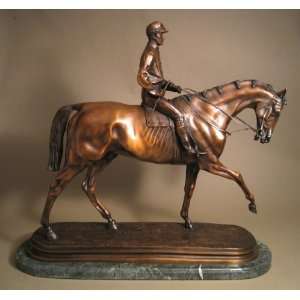  Winner Of Derby Bronze Sculpture