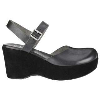 Womens KORK EASE Verna Black Leather Shoes 