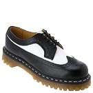 Mens Dr. Martens 3989 5 Eye Brogue Black/White Shoes 