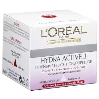 Oréal Paris Hydra Active 3 Sehr trockene Haut & sensible Haut 