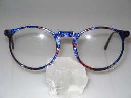 Classical panto eyeglasses frame , Mod.276 blue marmor  