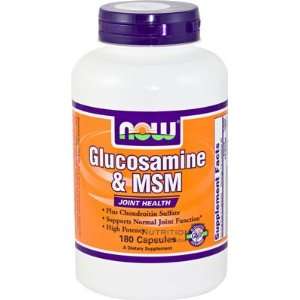  Now Glucosamine/MSM, 180 Capsule