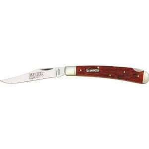 Marble Knives 153 Folder Knife with Red Jigged Bone Handles  